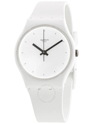 Swatch Think Time White Quartz White Dial Ladies Watch SO31W100 - SWATCH - BALAAN 1