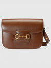 Horsebit 1955 Leather Shoulder Bag Brown - GUCCI - BALAAN 2