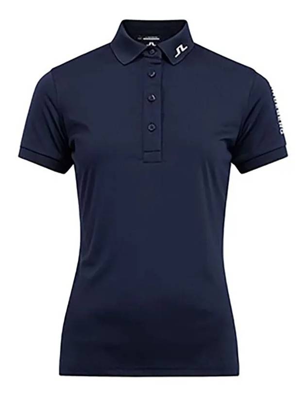 Women's Tour Tech Golf Polo Navy - J.LINDEBERG - BALAAN 2