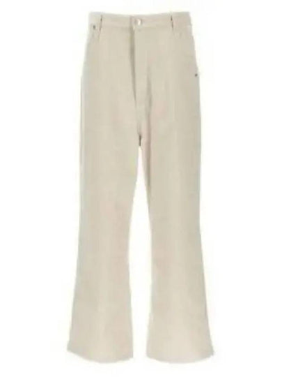 Corduroy Straight Pants Ivory - AMI - BALAAN 2