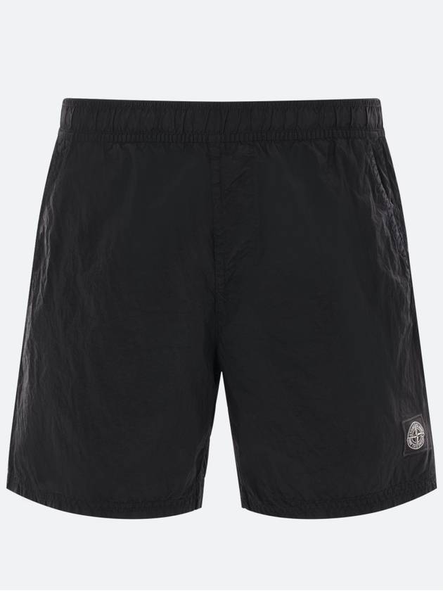 Nylon Metal Econyl Swim Shorts Black - STONE ISLAND - BALAAN 2