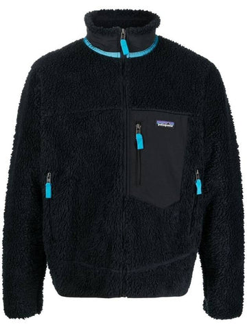 Classic Retro x Fleece Zip-Up Jacket Peach Blue - PATAGONIA - BALAAN.