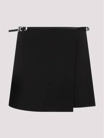 Short Skirt BW40U114N6 001 BLACK - GIVENCHY - BALAAN 1