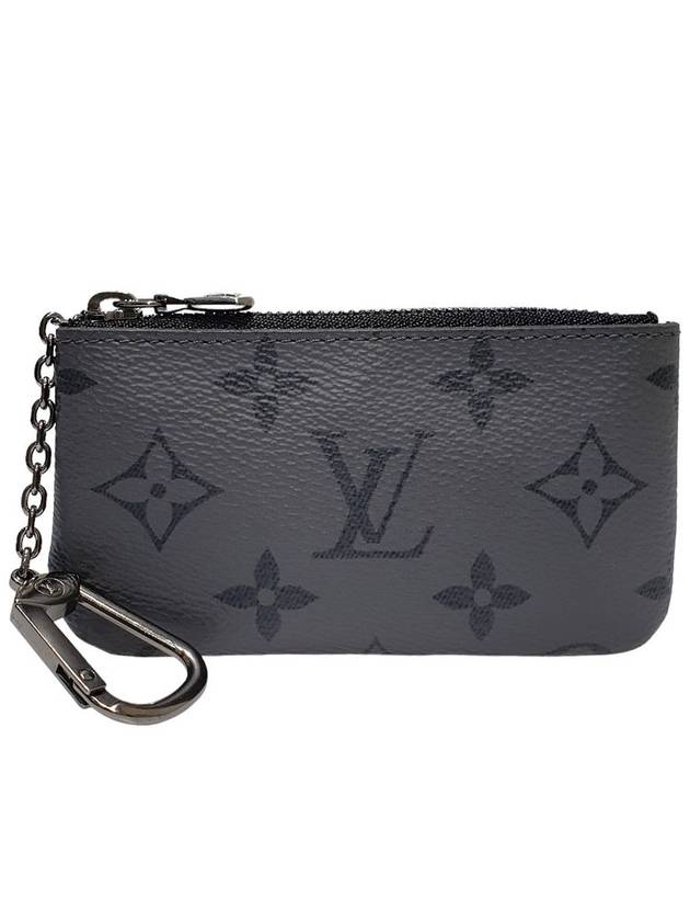 Women s M80905 Reverse Monogram Eclipse Key Pouch Built in Chip - LOUIS VUITTON - BALAAN 1