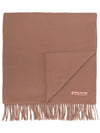 Wool Fringe Scarf Caramel Brown - ACNE STUDIOS - BALAAN 2