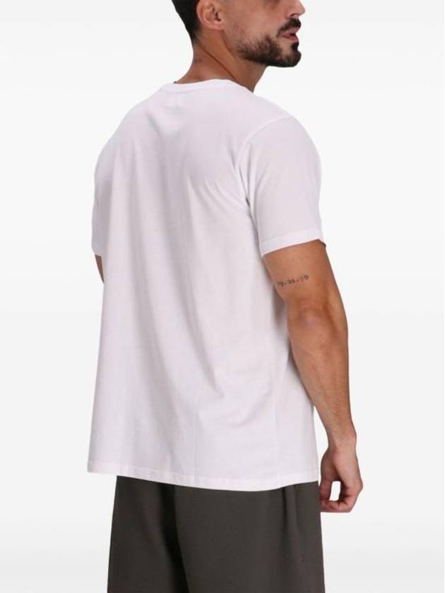 Zafferh Cotton Short Sleeve T-Shirt White - ISABEL MARANT - BALAAN 5