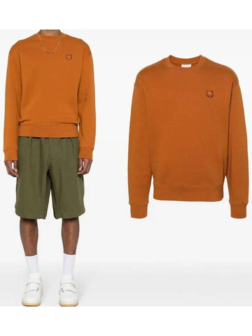 Maison Kitsune Bold Fox Head Patch Men s Brushed Sweatshirt MM00316 P261 - POLO RALPH LAUREN - BALAAN 1