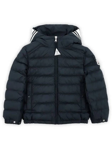 Kids BATARN Logo Patch Hooded Padded Jacket Navy 1A00017 549SK 77G 8 10A - MONCLER - BALAAN 1