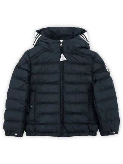 Kids BATARN Logo Patch Hooded Padded Jacket Navy 1A00017 549SK 77G 8 10A - MONCLER - BALAAN 2