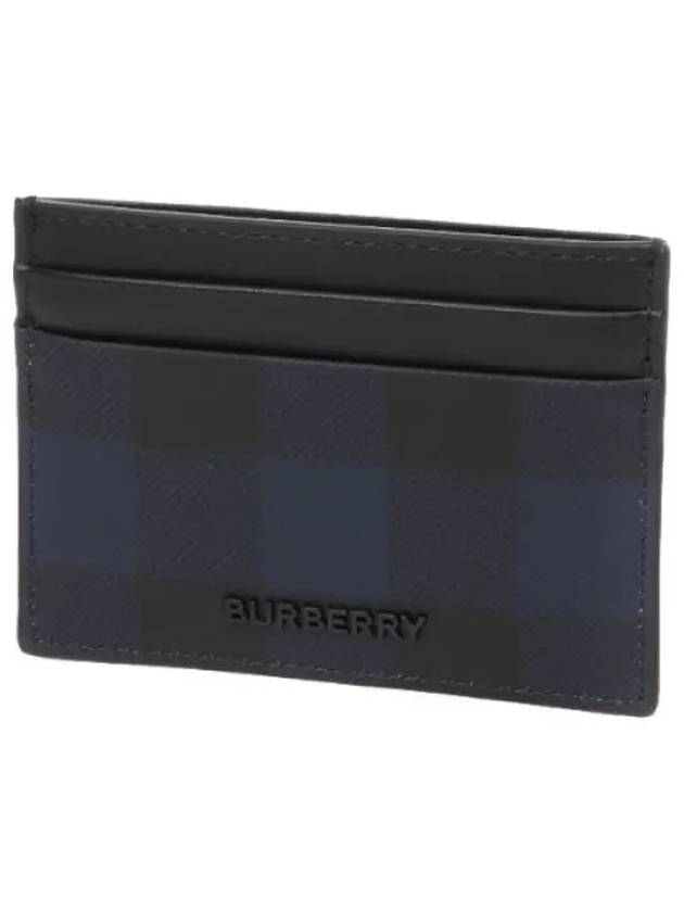 Check Leather Card Case Men s Wallet - BURBERRY - BALAAN 1