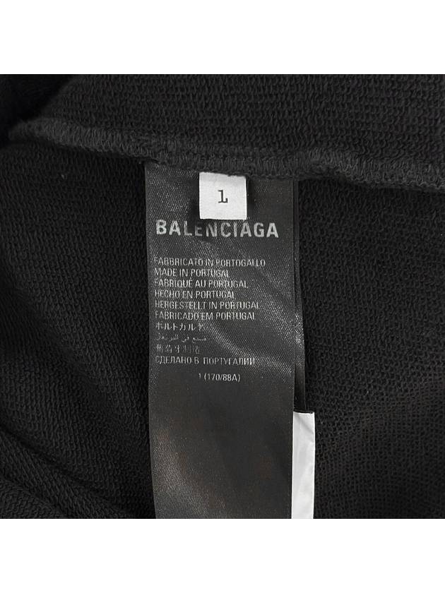 1 BB Men s xxxl 3xl Overfit Hooded Sweatshirt Black - BALENCIAGA - BALAAN 5