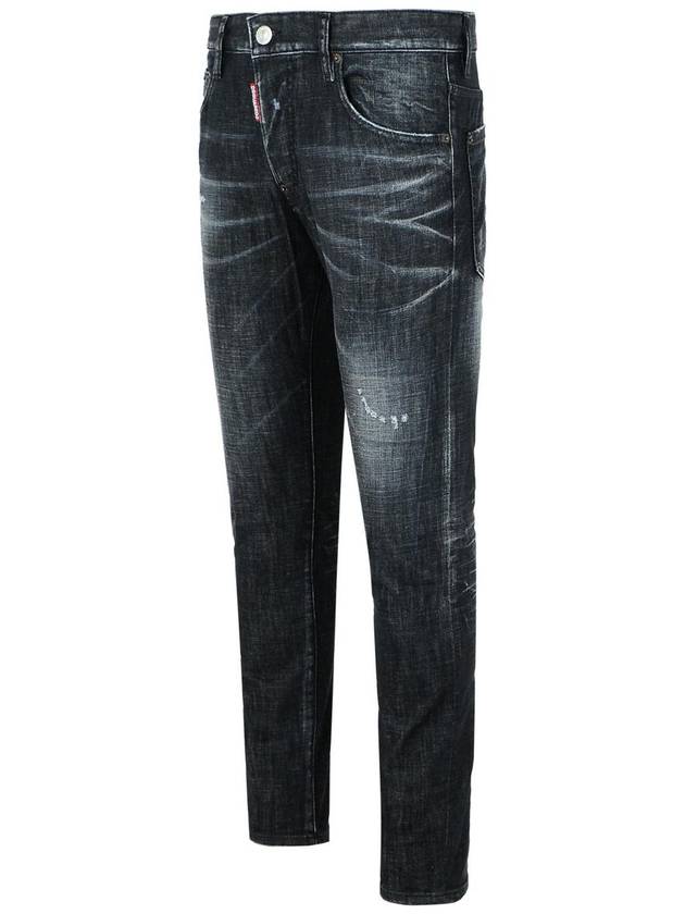 24FW Denim Straight Pants S74LB1617 S30357 900 Black - DSQUARED2 - BALAAN 3