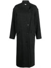 Women's Sabine Wool Single Coat Black - ISABEL MARANT - BALAAN 2