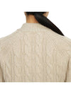 Armanda Cashmere Zip-Up Cardigan Beige - MAX MARA - BALAAN 10