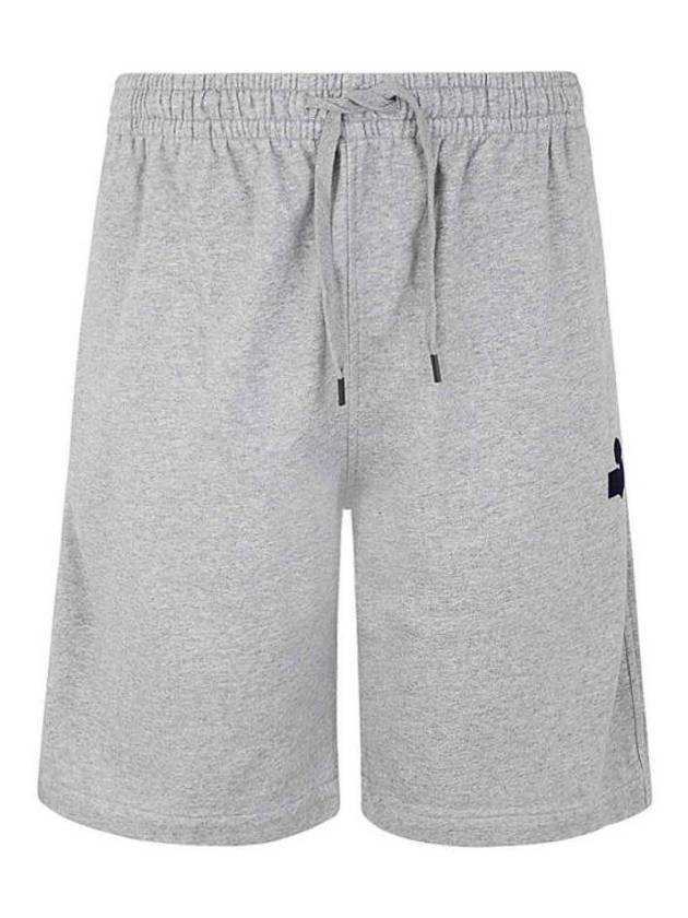 Mahelo Logo Shorts Grey - ISABEL MARANT - BALAAN 2