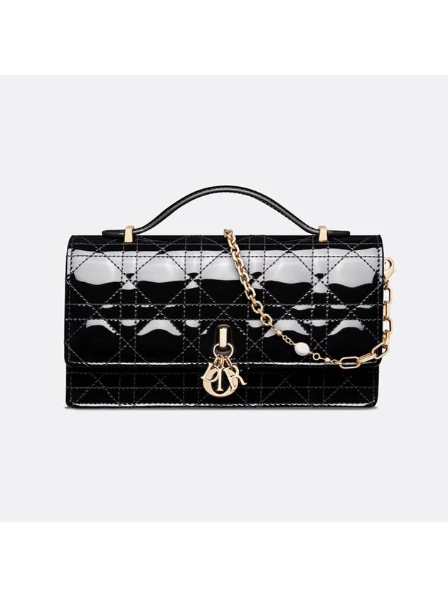 Patent Cannage Calfskin Mini Bag Black - DIOR - BALAAN 2