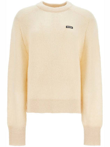 mohair blend pullover sweater - ROTATE - BALAAN 1