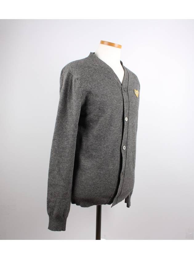 Gray Yellow Wappen Cardigan - COMME DES GARCONS - BALAAN 6