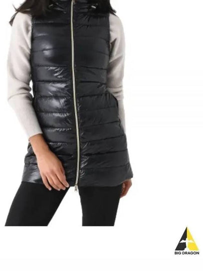 Serena Hooded Padding Vest Black - HERNO - BALAAN 2