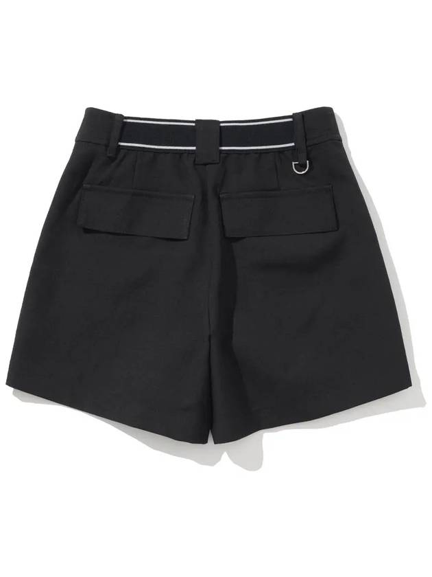 Cargo Banding Out Pocket Shorts Pants Women BLACK - 20THHOLE - BALAAN 2