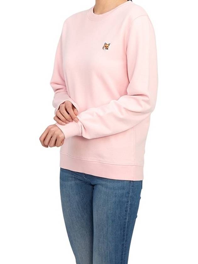 Fox Head Patch Regular Sweatshirt Pink - MAISON KITSUNE - BALAAN 7