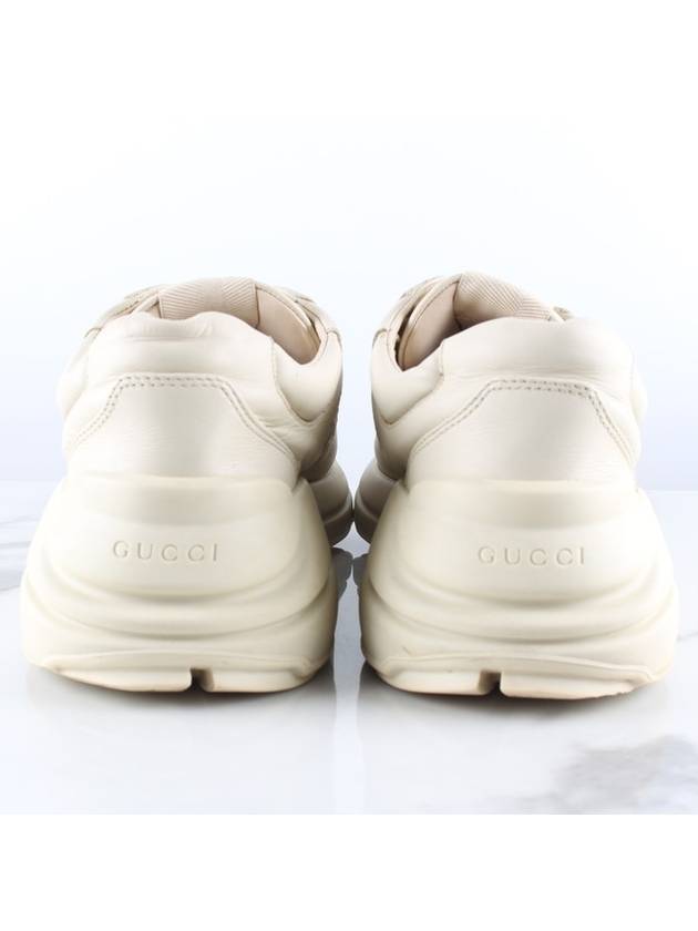 Square Logo Rhyton Sneakers 7 5 - GUCCI - BALAAN 4