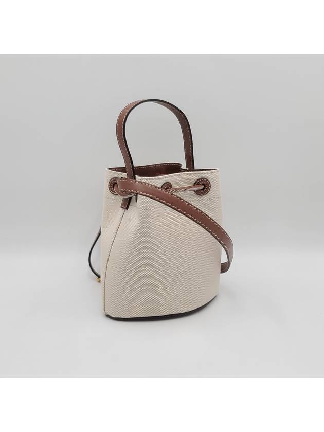 Mini TB Bucket Bag Natural Malt Brown - BURBERRY - BALAAN 4