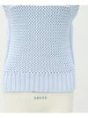 Sky blue knit sleeveless - GANNI - BALAAN 4