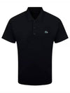 Logo Basic Short Sleeve PK Shirt Black - LACOSTE - BALAAN 2