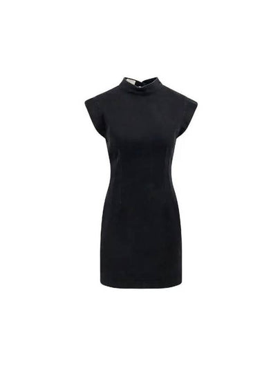 Nina Cotton Short Dress Black - ISABEL MARANT - BALAAN 2