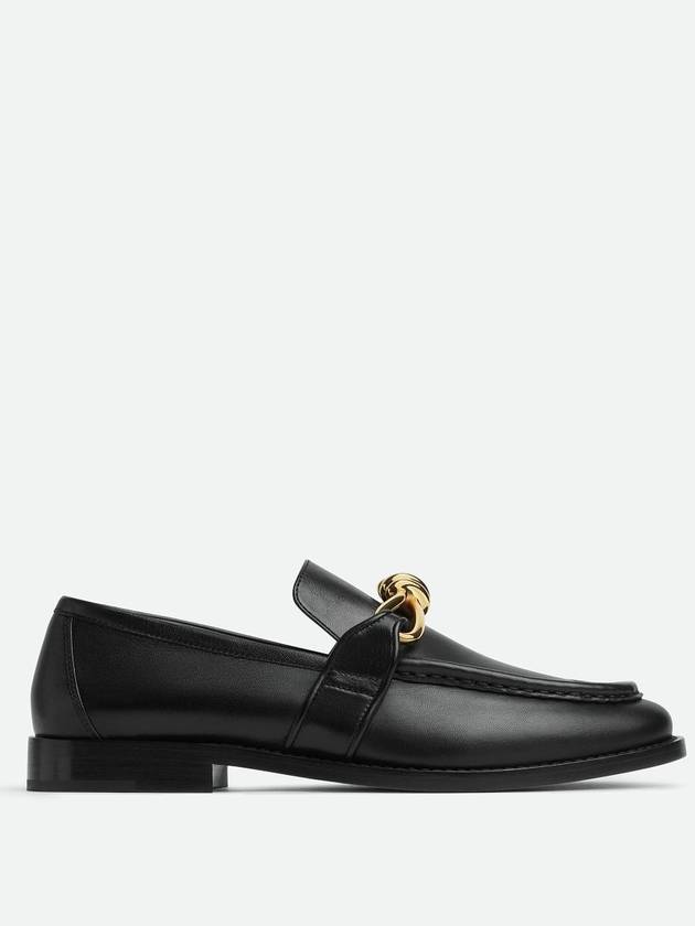 Astaire Leather Loafers Black - BOTTEGA VENETA - BALAAN 2