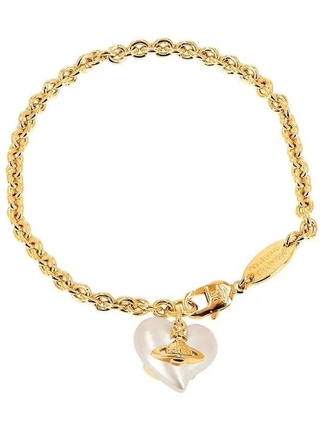 Vivienne Westwood Logo Shape Charm Bracelet - VIVIENNE WESTWOOD - BALAAN 4