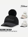 Women’s Pom Pom Wool Cap WOMEN’S POM POM WOOL CAP Golf Hat TH21WPWCK 3COLORS For Women - TITLEIST - BALAAN 6