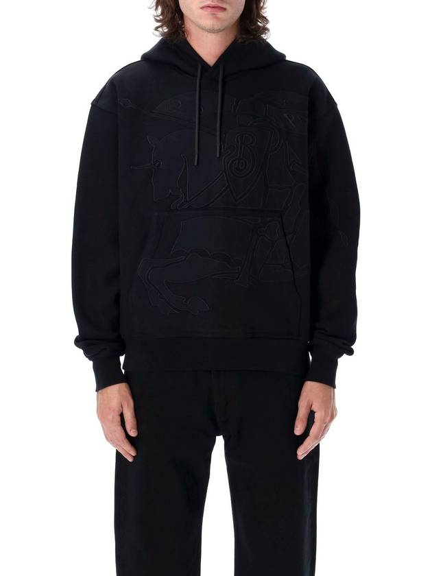 EKD Embroidered Hoodie Black - BURBERRY - BALAAN 2