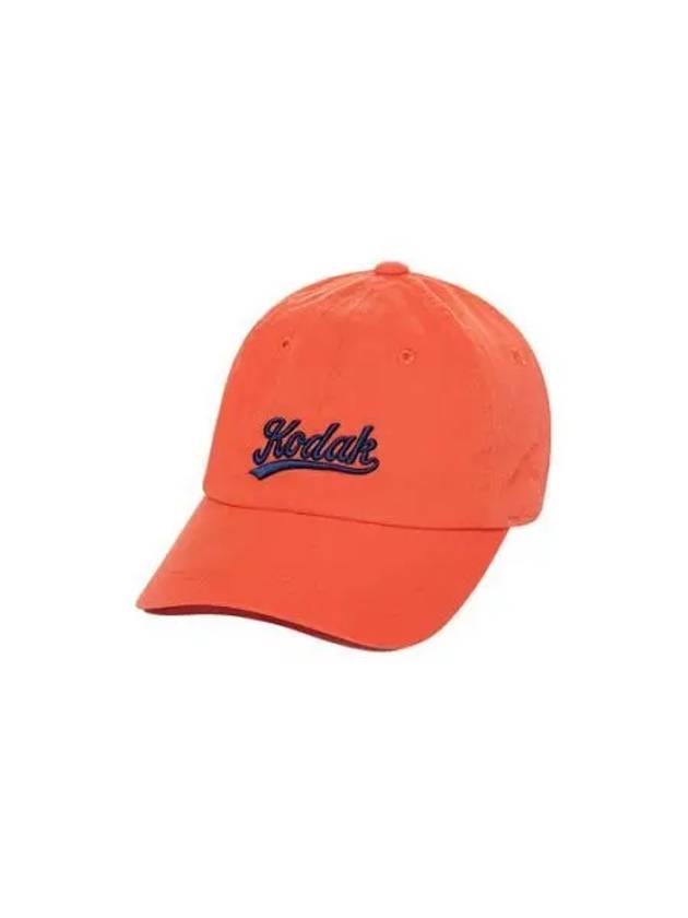 KODAK Apparel lettering relaxed fit ball cap ORANGE - KODO - BALAAN 1