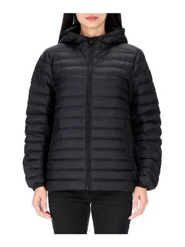 Logo Air Down Jacket Black - MOOSE KNUCKLES - BALAAN 2