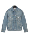 Distressed Denim Jacket Blue - ACNE STUDIOS - BALAAN 1