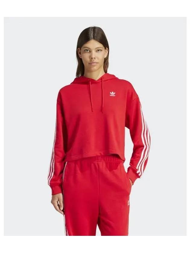 3S Short Hoodie Red - ADIDAS - BALAAN 2