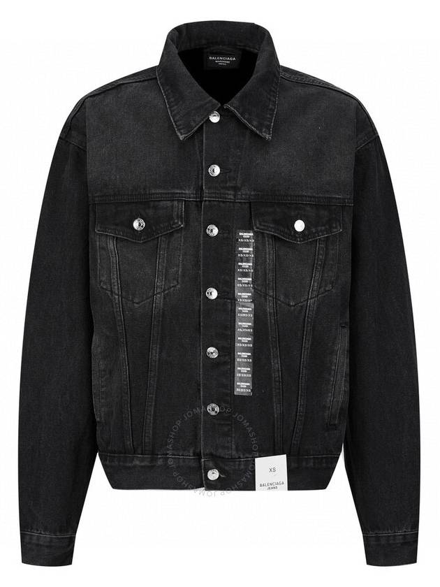 Applique Denim Jacket Black - BALENCIAGA - BALAAN 2