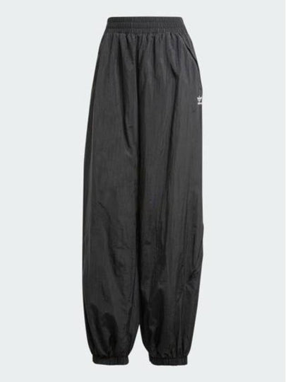 Trefoil Logo Drawstring Track Pants Black - ADIDAS - BALAAN 2