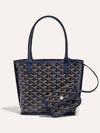 Reversible Anjou Mini Tote Bag Navy - GOYARD - BALAAN 2