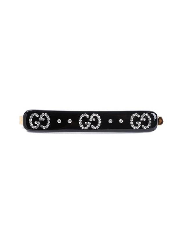 GG Crystal Hairslide Black - GUCCI - BALAAN 2