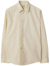 EDK Embroidered Formal Long Sleeve Shirt Plaster - BURBERRY - BALAAN 1