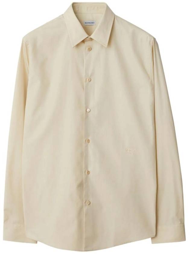 EDK Embroidered Formal Long Sleeve Shirt Plaster - BURBERRY - BALAAN 1