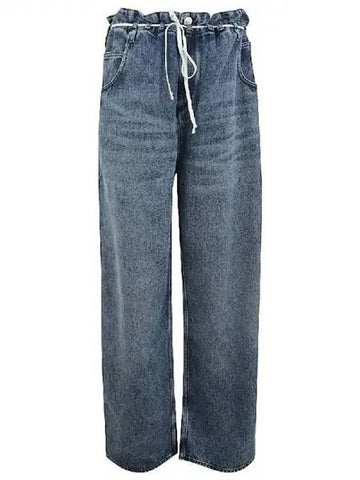 JORDY Drawstring Denim Pants 270525 - ISABEL MARANT ETOILE - BALAAN 1