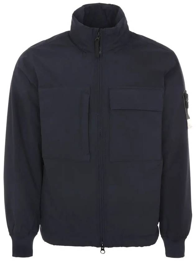 Soft Shell Pocket Jacket Navy - STONE ISLAND - BALAAN 3