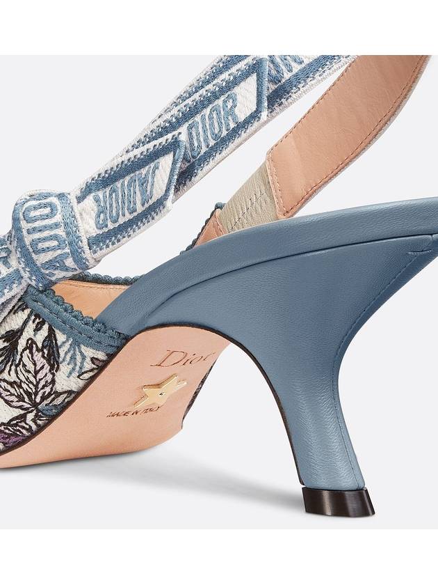 J'Adior Dress Slingback Heels Blue - DIOR - BALAAN 6