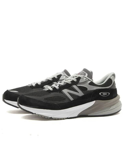 990v6 Low Top Sneakers Grey Black - NEW BALANCE - BALAAN 2