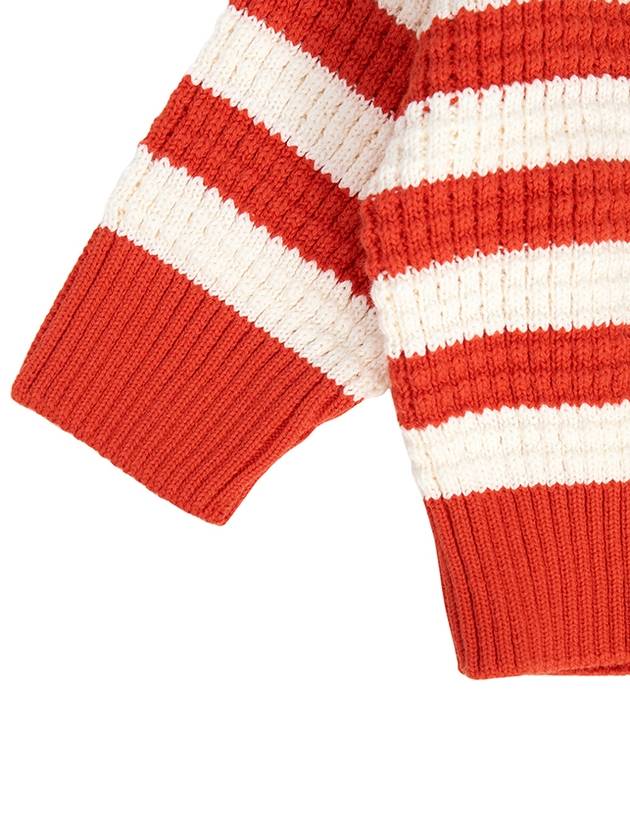 Panda 2312010342 RED Kids Knit Sweater Relaxed Fit - MINI RODINI - BALAAN 6