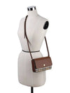 Vintage Check and Leather Penny Crossbody Bag Archive Beige Tan - BURBERRY - BALAAN 4